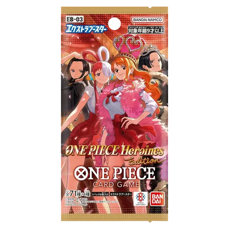 One Piece Heroines Edition Japanese Booster Box – EB03 | 24 Packs | 144 Cards