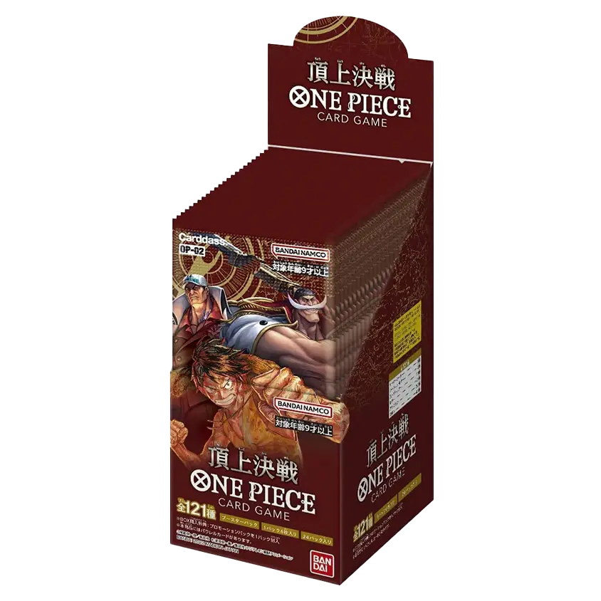 One Piece | Paramount War Japanese Booster Box – OP02 | 24 Packs | 144 Cards