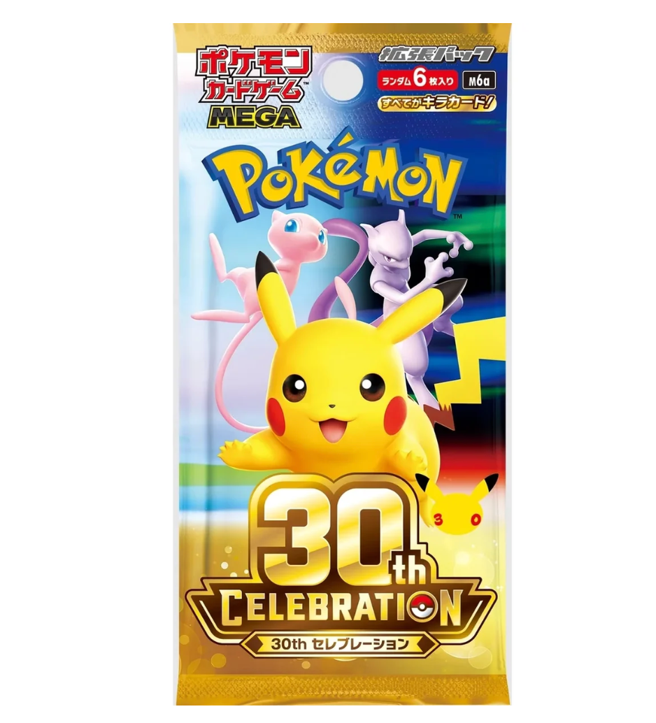 Pokémon 30th Celebration Booster Box M6A Japanese contents